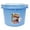 Sky Blue, variant on Fortex-Fortiflex N4008R Utility Pail, 8 qt Volume, Fortalloy Rubber Polymer, Red