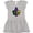 AC-Heather Grey, variant on Inktastic Fleur De Lis Mardi Gras Holiday Girls Toddler Dress