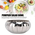 thumbnail image 3 of Pumpkin Snack Bowl, Multifunctional Polished Finish Pumpkin Salad Bowl  for Home, 3 of 7