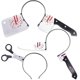 thumbnail image 1 of 3 uds diademas, accesorios de fiesta, cuchillo en la cabeza decoraciones novedosas Horribles simulación de plástico piercing cabeza de cuchillo de cocina, 1 of 5
