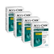 Accu-chek Compact Plus Clear Control Solution Level 1 and Level 2pack of 4