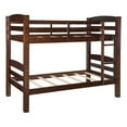 thumbnail image 1 of Pemberly Row Lit Superposé Moderne Simple sur Simple en Bois Espresso, 1 of 15