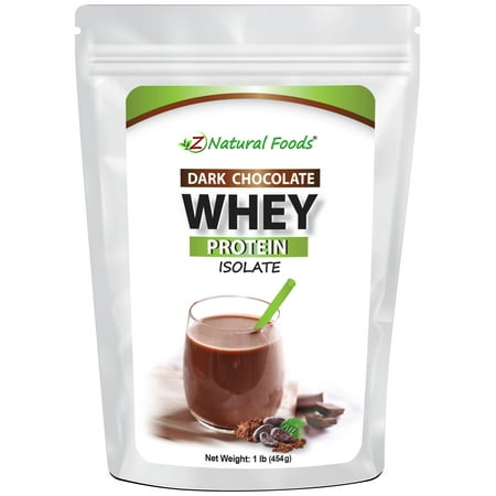Z Natural Foods Dark Chocolate Whey Protein Isolate  All Natural Protein Powder  5 lb