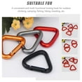 thumbnail image 4 of Assorted Color Triangle Buckles with Aluminum Hooks for Outdoor Use Durable and Sturdy 4Pcs, 4 of 6