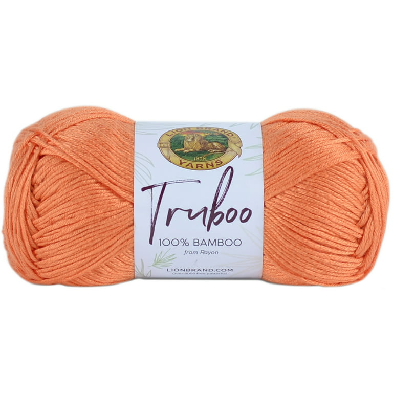 Lion Brand 837-133 Tangerine - Yarn Truboo 