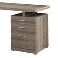 thumbnail image 4 of Monarch Specialties Computer Desk, Home Office, Laptop, Storage Drawers, 48"L, Work, Brown Laminate, 4 of 6