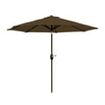 thumbnail image 3 of Westin Outdoor 9 Ft Market Patio Umbrella with Round Resin Base for Outdoor Garden UV Water Weather Resistant, Coffee, 3 of 7