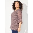 thumbnail image 4 of Catherines Women's Plus Size Petite Juliette Bell-Sleeve Blouse, 4 of 6