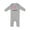 AC-Heather Grey, variant on Grandma Loves Me Flamingo Grandchild Baby Romper Coveralls