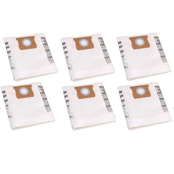 Shop-Vac 90662 Type F Vacuum Cleaner Bags (6 Pack)