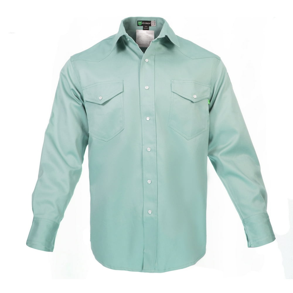 Just In Trend Flame Resistant FR Heavy Duty Welding Shirt Welders