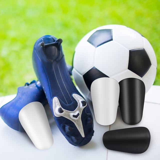 unbranded 2Pares Protectores De Espinillas Para Fútbol Y Hockey Con Ajuste Estable Y Confort Premium En Varios Colores