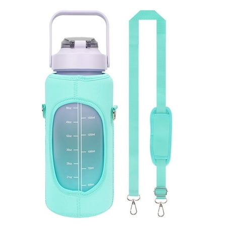 

Half Gallon Water Bottle Covers 2L Water Bottle Holder Bag for Drinkware Accessories Green