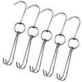 thumbnail image 3 of Troglfold Meat Hooks 5 Chinese Bacon Sausage Meat Hooks for Kitchen,9.45"X1.97"X0.12", 3 of 10