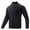 Black, variant on Xzbqbs Mens Thermal Shirt Fleece Lined Long Sleeve Undershirts Quarter Zip Fall Winter Pullover Athletic Warm Lightweight Shirts