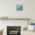 thumbnail image 3 of Stupell Industries Ocean Pier Painting Nature Painting Black Framed Art Print Wall Art, 12 x 12, 3 of 9