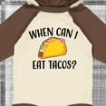 thumbnail image 4 of Inktastic When Can I Eat Tacos Baby Boys or Girls Long Sleeve Baby Bodysuit, 4 of 5