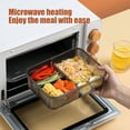 thumbnail image 7 of HBBKVI Bento Box Insulated and Sealed Portable Compartmented Lunch Box forand Office Workers That Can Be Microwaved Knife and Fork 50.7oz Leak-Proof Bento Box, 7 of 7