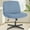 cloth blue, variant on Mayoume Criss Cross Chair Legged, Armless Office Desk Chair No Wheels, Swivel Vanity Chair, Height Adjustable Wide Seat Computer Task Chair, PU Leather Vanity Modern Home Chair