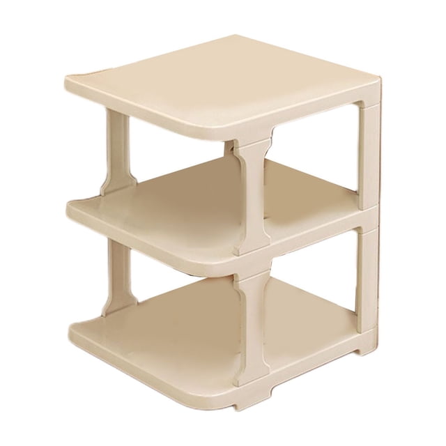 potrochi Shoe Rack for Small Spaces 3 Tier Tall Vertical Narrow Rack for Closet Stackable Shoe Holder, Stand for Entryway Storage Shoe Organizer, Sturdy Stackable Shoe Shelf Storage Organizer