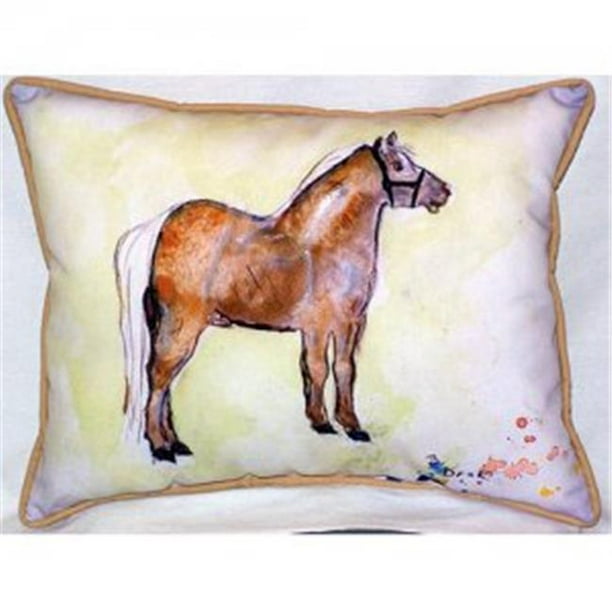 Betsy Drake Zp935 Shetland Pony Indoor Outdoor Throw Pillow 44 20 X 24 In Walmart Com Walmart Com