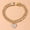 Gold, variant on Chunky Miami Heart Shaped Cuban Link Foot Chain Anklet Bracelet Rhinestone