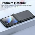 thumbnail image 4 of for Motorola Razr+ 2023 Case with Integrated Glass Screen Protector, Motorola Razr Plus Case with Hinge Protection, Slim Hard PC Full Coverage Phone Case for Motorola Razr Plus 2023 - Black, 4 of 6