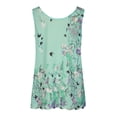 thumbnail image 4 of Viikei Womens Tank Top Camisoles for Women Plus Printing Buttons V-neck Tops Loose Vest Blouses, 4 of 8