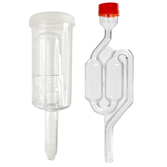 Airlock Combo Kit (1-3pc And 1-Twin Bubble Airlock)