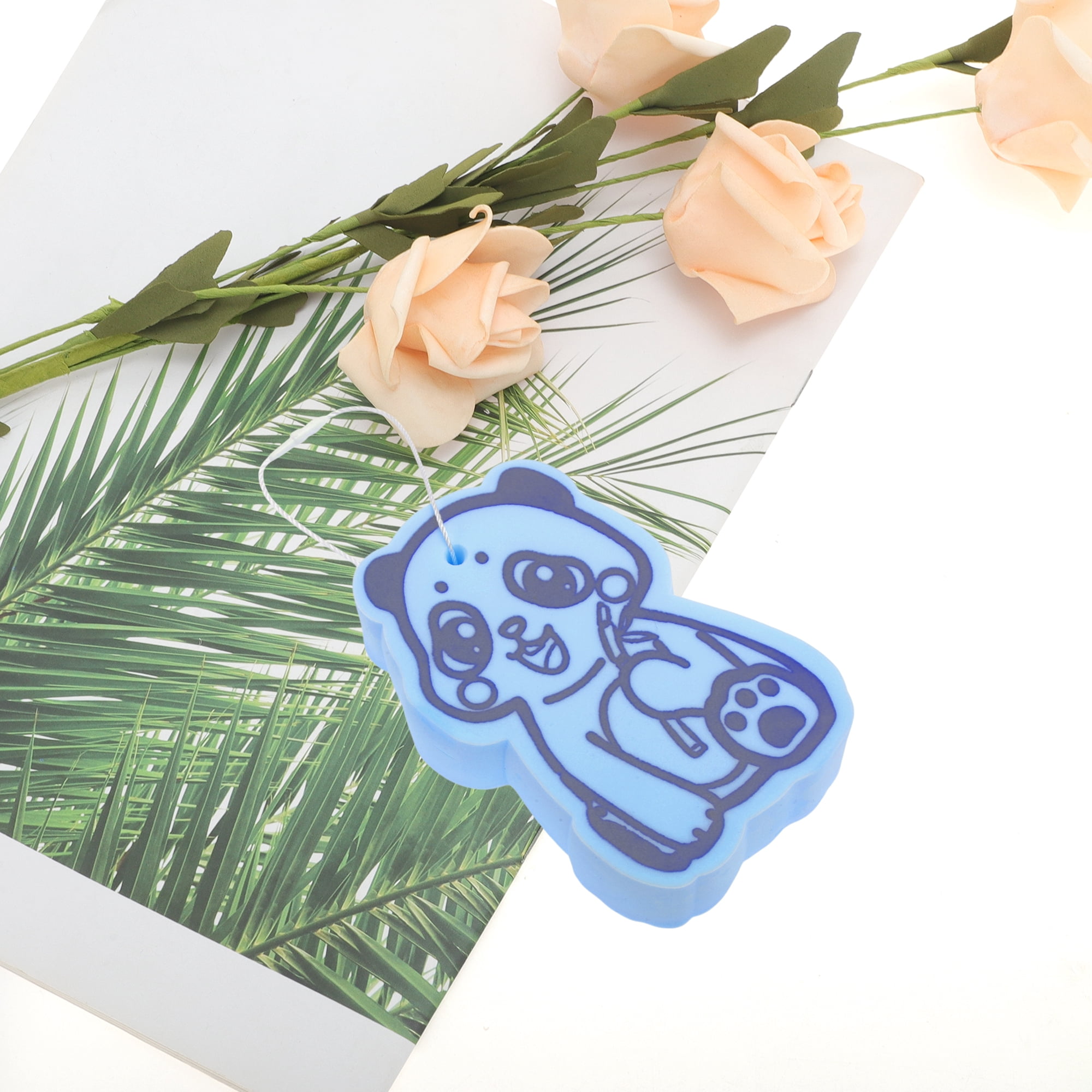 Unique Bargains Cartoon Bath Brush 4.53"x2.76"x1.1" Blue