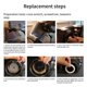 thumbnail image 2 of 2PCS Coffee Group Head Brew Seal Silicone 54mm O-Ring For 870/878/880/860 For Sage 500/810/870/875 Coffee Maker Machine Parts, 2 of 10