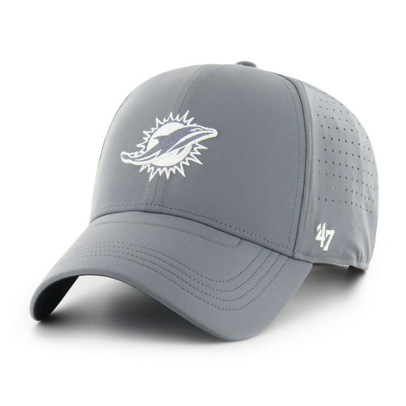 Men's '47 Gray Miami Dolphins Vent MVP Adjustable Hat