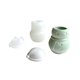 thumbnail image 1 of Round Covered Candle Cup Gypsum Silicone Mold Vertical Stripe Storage Box Glue Mold Diy Storage Tank Resin Silicone Mold , New, 1 of 3