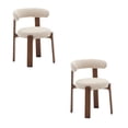 thumbnail image 1 of Ilios Innova | Sillas de Comedor Modernas de Madera con Asiento Acolchado en Tela, Set de 2 Sillas Diseño Minimalista para Comedor o Sala, 1 of 9