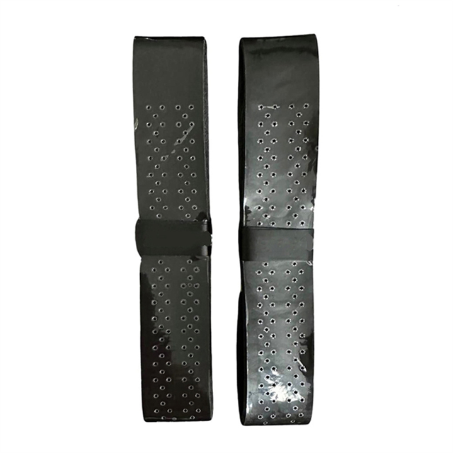 1 Pair of Pickleball Racket Tennis Racket Grips Sweat-Absorbent Anti-Slip Tape Wrap Tape for Handles-Black