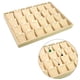 thumbnail image 5 of Caja organizadora de joyería Hugo apilable de arpillera con soporte para exhibición 24 platos colgantes, 5 of 8