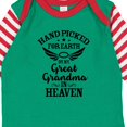 thumbnail image 4 of Inktastic Handpicked for Earth by My Great Grandma in Heaven Boys or Girls Long Sleeve Baby Bodysuit, 4 of 5
