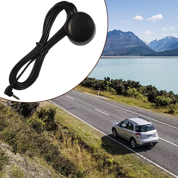 External GPS Antenna for Car Truck SUV Dash Cameras 3.5mm Elbow Connector