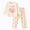 H419-Beige, variant on TOWED22 Little Boys Girls Pajamas 2Pcs Long Sleeve Crewneck Top and Elastic Waist Pants Cotton Print Sleepwear Pjs Toddlers 3 6 9 12 18 24 Months 2 3 4 5 6 7 8 9 Years(Light Pink,7-8 Y)