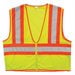 thumbnail image 2 of TruForce™ Two-Tone Mesh Safety Vest, 4X-Large, Lime, 1/Each, 2 of 2