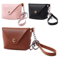 thumbnail image 3 of Monedero Con Llavero para Mujer Cuero PU Compras () Rosa, 3 of 8