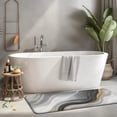 thumbnail image 2 of Gray White Marble Gold Wave Pattern Kitchen Rug Mat,Kitchen Runner Rugs Non Skid Washable,Decorative Kitchen Floor Mats for Kitchen,Sink,Laundry,17"x47.2", 2 of 7