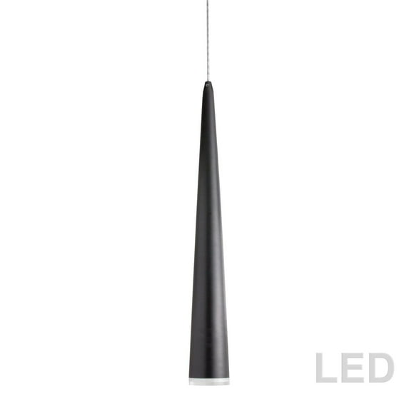 Luminaire suspendu Dainolite 418LED-241P-MB noir mat