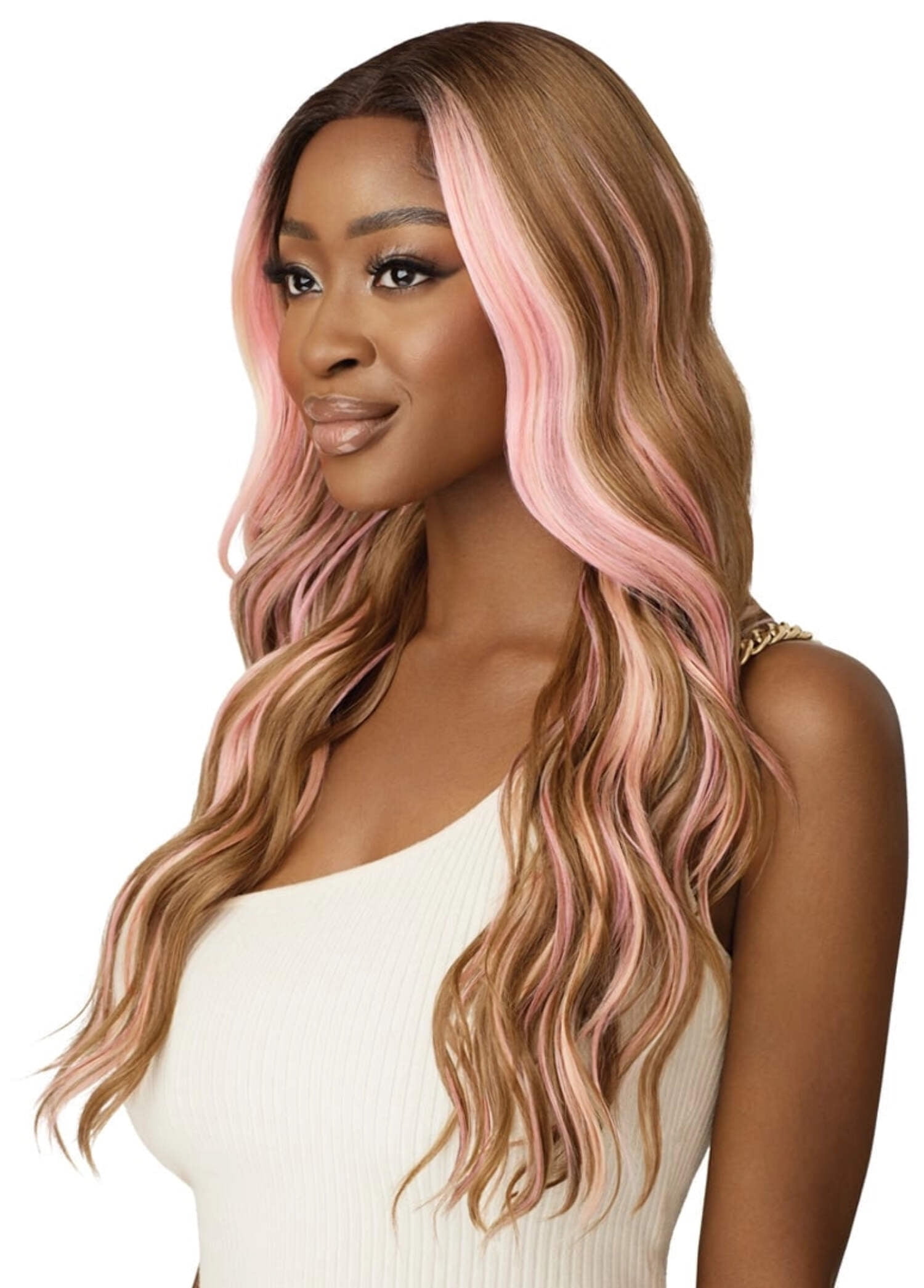 Outre Synthetic Pre-Plucked HD Transparent Lace Front Wig Every 38 QLEWE38