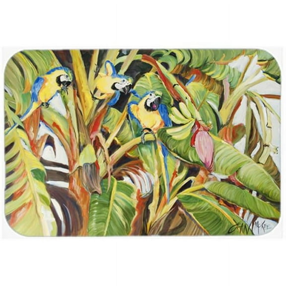 Three Blue Parrots Mouse Pad, Hot Pad & Trivet