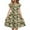 Army Green, variant on Kids Dress,Delightful Summer Dress with Double Ruffle Sleeves for Girls Casual Wear Outdoor Activity and Special Day,Dresses for Girls Camouflage