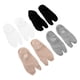 thumbnail image 5 of 4 pares de calcetines invisibles antideslizantes unisex para deporte, calcetines tobilleros de dos dedos, 5 of 8