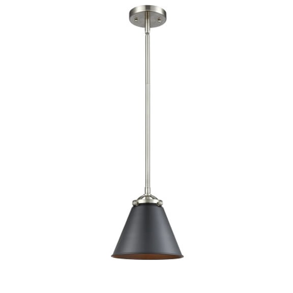 Innovations Lighting 284-1S Appalachian Appalachian 8" Wide Mini Pendant - Black