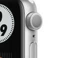 thumbnail image 6 of Apple Watch Nike Series 6 GPS, 40mm Silver Aluminum Case with Pure Platinum/Black Nike Sport Band - Regular, 6 of 8