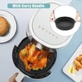 thumbnail image 4 of Pot en Silicone pour Friteuse à Air Chaud, 2 Pack Doublures Réutilisables en Silicone pour Friteuse à Air, Accessoires pour Friteuse à Air, Remplacement pour Doublure en Papier Parchemin Jetable (Noir & Bl), 4 of 5